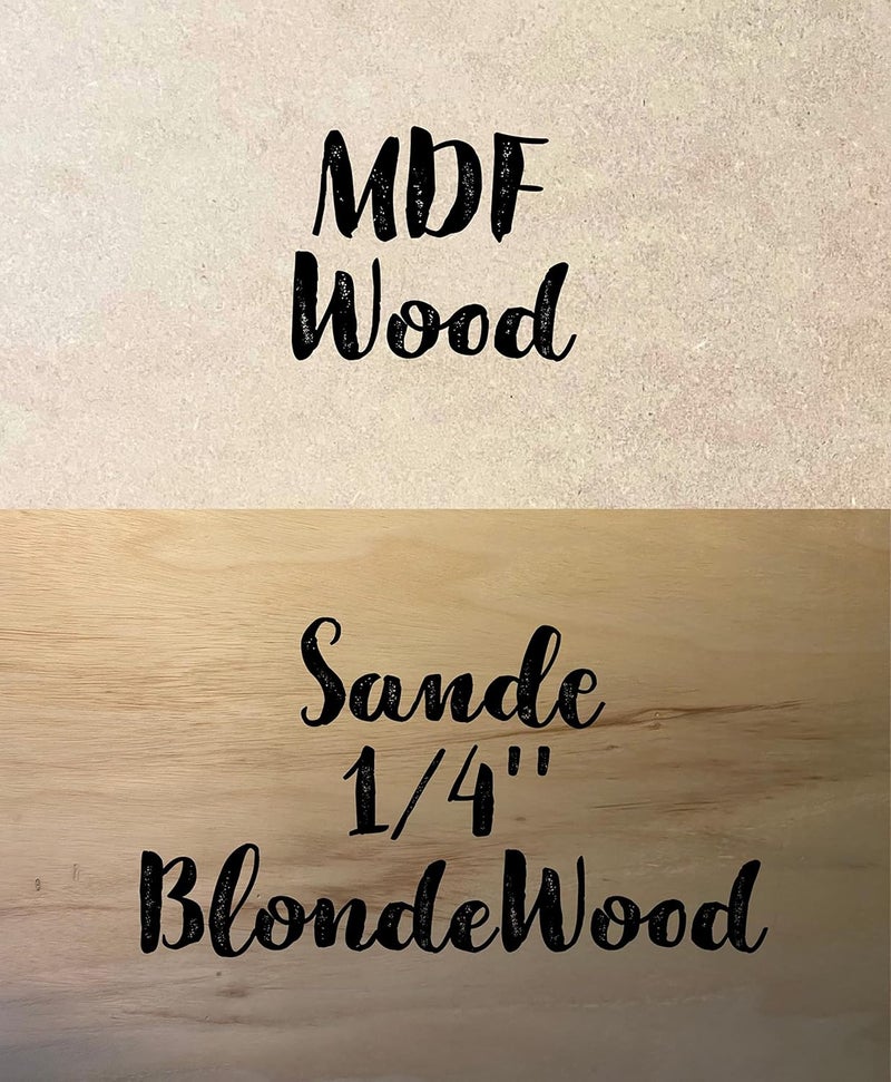 Next craft Wooden Letter 4'' Small MDF Curlz Font, Unfinished C Wood Alphabet Letter Girl Craft Cutout, Nursery Decor Initial Shape - Image 5